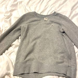 Grey north face good shape